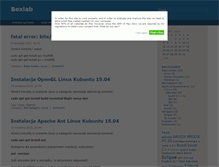 Tablet Screenshot of bexlab.pl